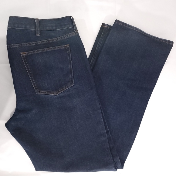 Old Navy Slim Straight Blue Denim Jeans Sz 40x34 - Picture 2 of 6